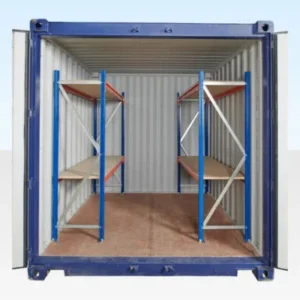 Adjustable Heavy Duty Two Tier Container Racking (Single Bay)