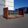 20ft x 8ft Used Flat Rack Shipping Container