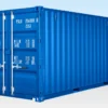 20ft Self Storage Container with Bamboo Floor – Blue (RAL 5010)
