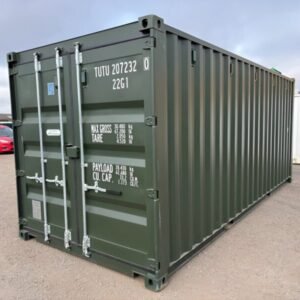 20Ft Shipping Container (One Trip) – Dark Green