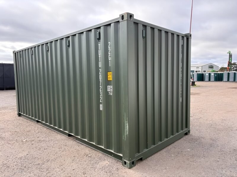 20Ft Shipping Container (One Trip) – Dark Green