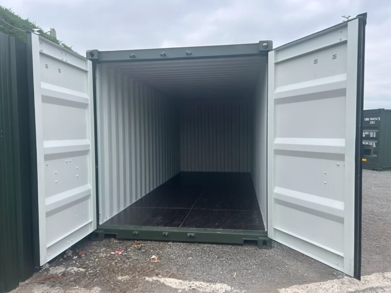 20Ft Shipping Container (One Trip) – Dark Green