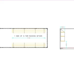 Fastfit Three Tier Racking (Single Bay)