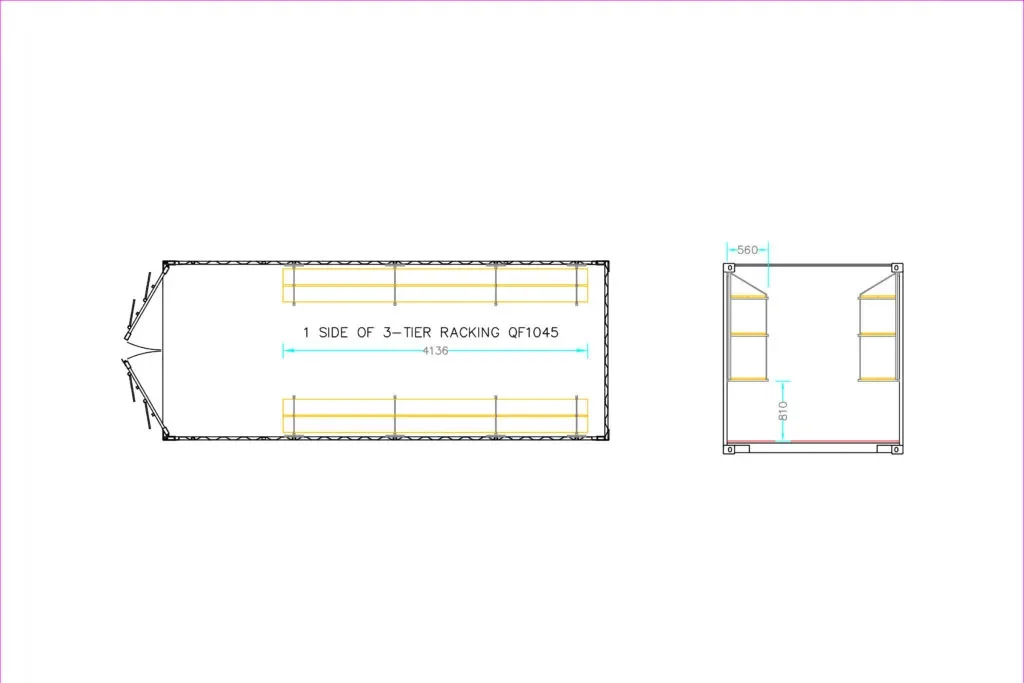Fastfit Three Tier Racking (Single Bay)