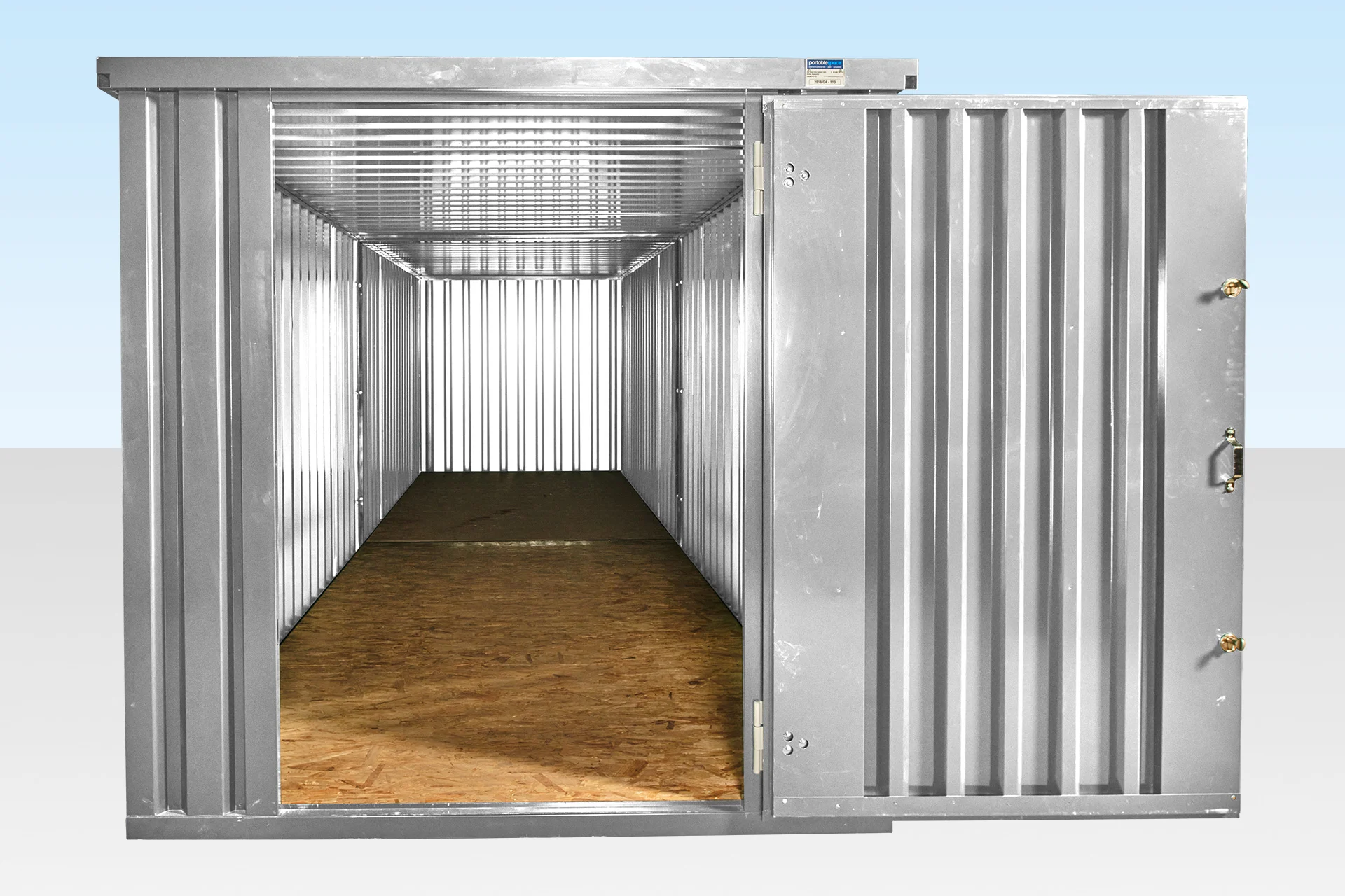 6M X 2.1M End Linked Flat Packed Container Bundle (Galvanised)