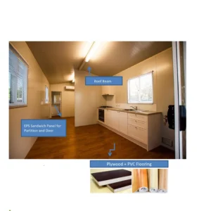 KLW-750 320sqft Prefab Cabin with Bathroom & Kitchen