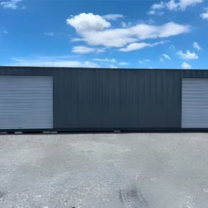 Shipping Container with Dual Roll-Up Side Doors COR-TEN Steel