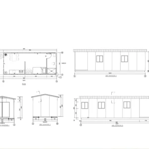 KLW-750 320sqft Prefab Cabin with Bathroom & Kitchen