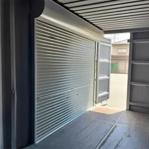 Shipping Container with Dual Roll-Up Side Doors COR-TEN Steel
